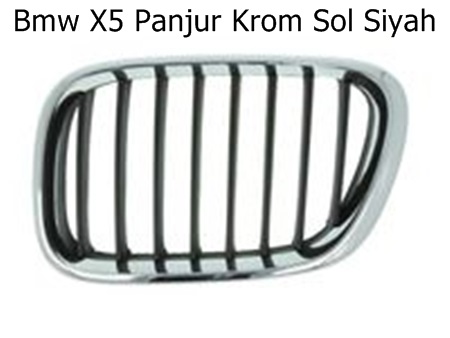 Bmw X5 Panjur Krom Sol Siyah