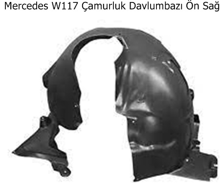 Mercedes W117 Çamurluk Davlumbazı Ön Sağ
