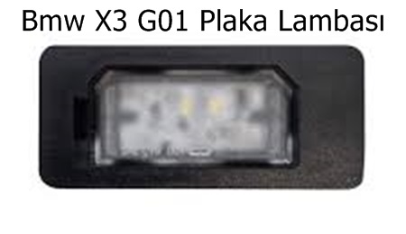 Bmw X3 G01 Plaka Lambası