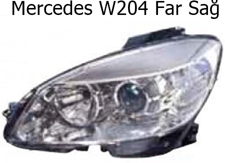 Mercedes W204 Far Sağ