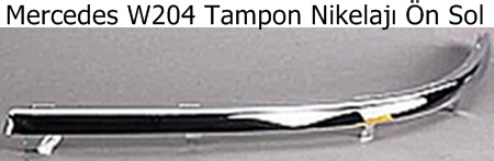 Mercedes W204 Tampon Nikelajı Ön Sol