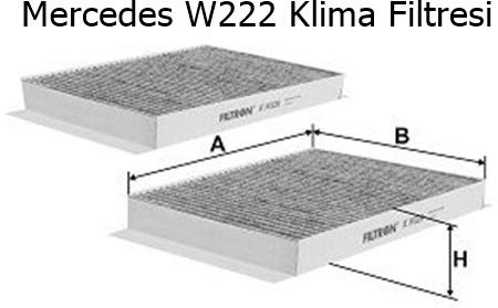 Mercedes W222 Klima Filtresi