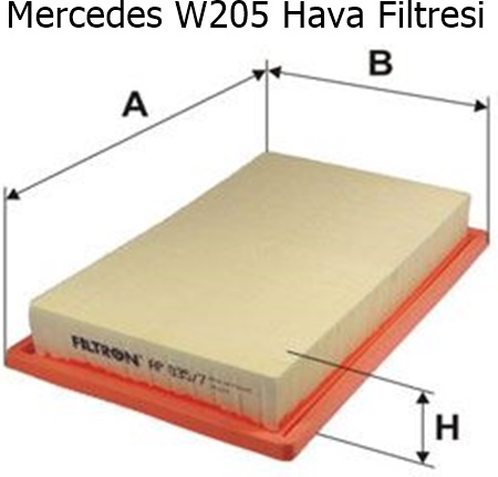 Mercedes W205 Hava Filtresi