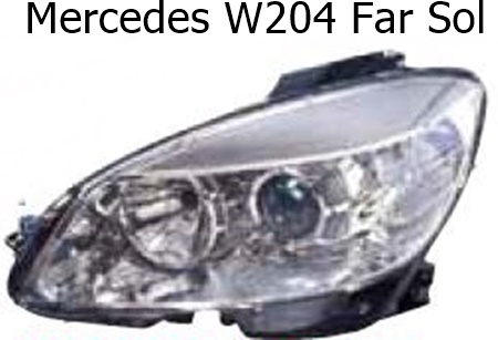 Mercedes W204 Far Sol