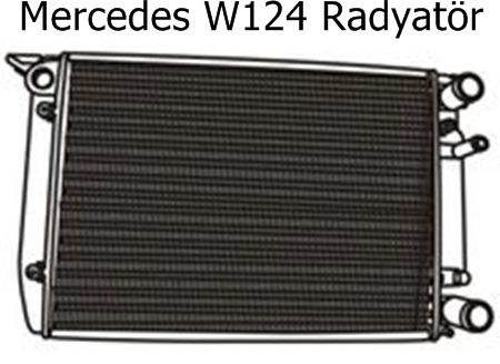 Mercedes W124 Radyatör