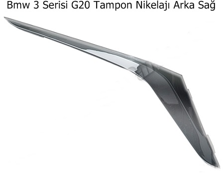 Bmw 3 Serisi G20 Tampon Nikelajı Arka Sağ