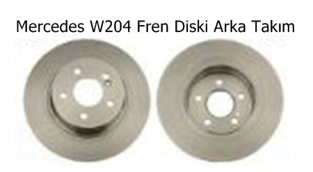 Mercedes W204 Fren Diski Arka Takım