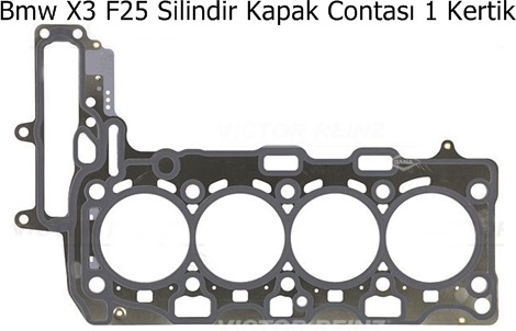 Bmw X3 F25 Silindir Kapak Contası 1 Kertik