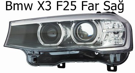 Bmw X3 F25 Far Sağ