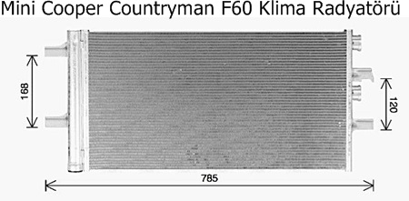 Mini Cooper Countryman F60 Klima Radyatörü