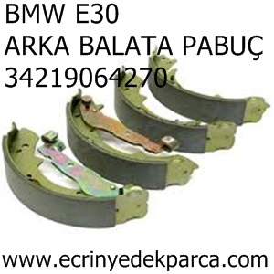 BMW E30 ARKA BALATA PABUÇ 34219064270