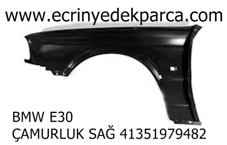 BMW E30 ÇAMURLUK SAĞ 41351979482