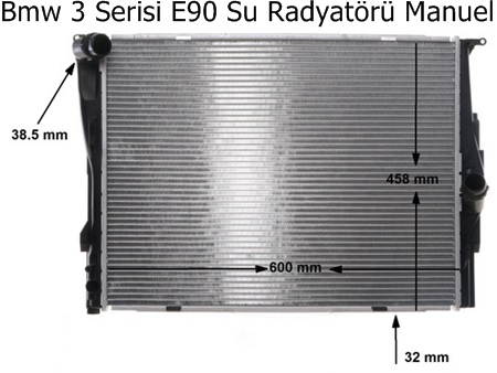 Bmw 3 Serisi E90 Su Radyatörü Manuel