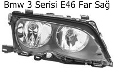 Bmw 3 Serisi E46 Far Sağ