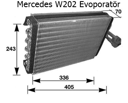 Mercedes W202 Evoporatör