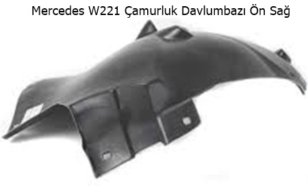 Mercedes W221 Çamurluk Davlumbazı Ön Sağ