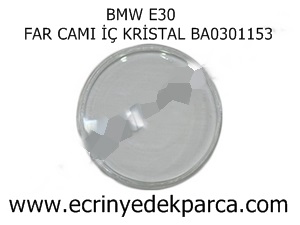 BMW E30 FAR CAMI İÇ KRİSTAL BA0301153