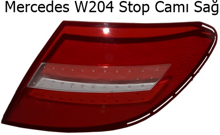 Mercedes W204 Stop Camı Sağ