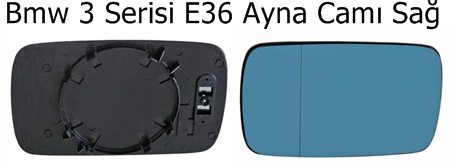 Bmw 3 Serisi E36 Ayna Camı Sağ