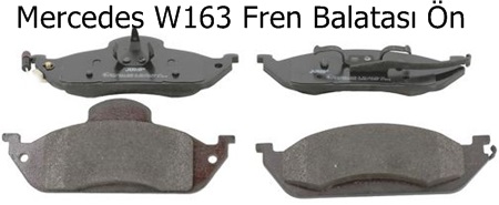 Mercedes W163 Fren Balatası Ön