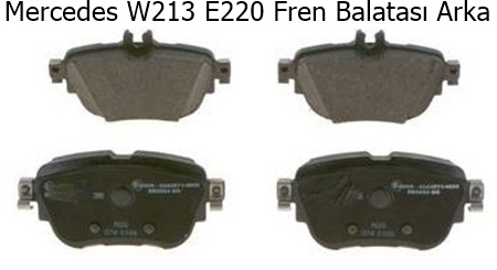 Mercedes W213 E220 Fren Balatası Arka