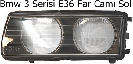 Bmw 3 Serisi E36 Far Camı Sol