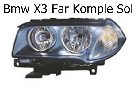 Bmw X3 Far Komple Sol