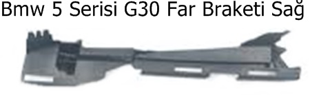 Bmw 5 Serisi G30 Far Braketi Sağ