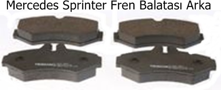 Mercedes Sprinter Fren Balatası Arka