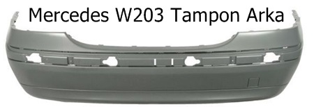 Mercedes W203 Tampon Arka