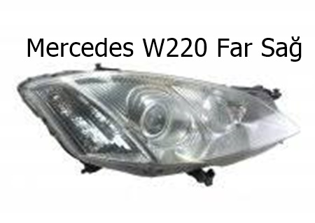 Mercedes W220 Far Sağ