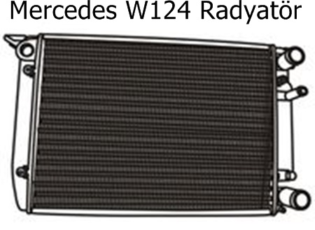 Mercedes W124 Radyatör