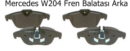 Mercedes W204 Fren Balatası Arka