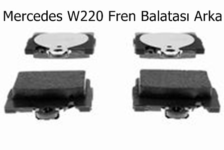 Mercedes W220 Fren Balatası Arka