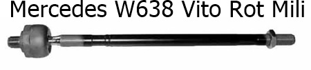 Mercedes W638 Vito Rot Mili