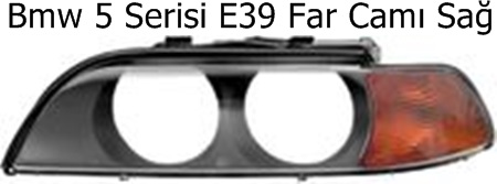 Bmw 5 Serisi E39 Far Camı Sağ