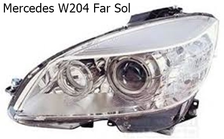 Mercedes W204 Far Sol