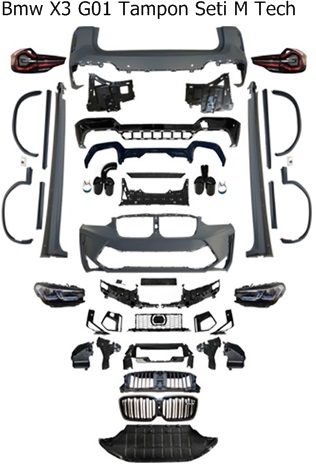 Bmw X3 G01 Tampon Seti M Tech