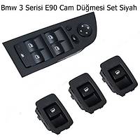 Bmw 3 Serisi E90 Cam D��mesi Set Siyah