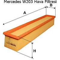 Mercedes W203 Hava Filtresi