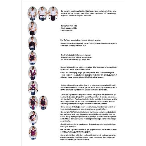 Mei Tai Organik Ayarlanabilir Half Buckle Kanguru - Gri