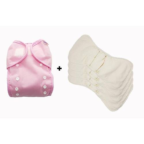 Yenidoan Cover SET - 1adet Yenidoan Cover + 4adet Szdrmaz Organik Emici Ped PEMBE