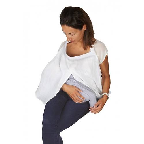 Pamuk Muslin Emzirme rts - Beyaz