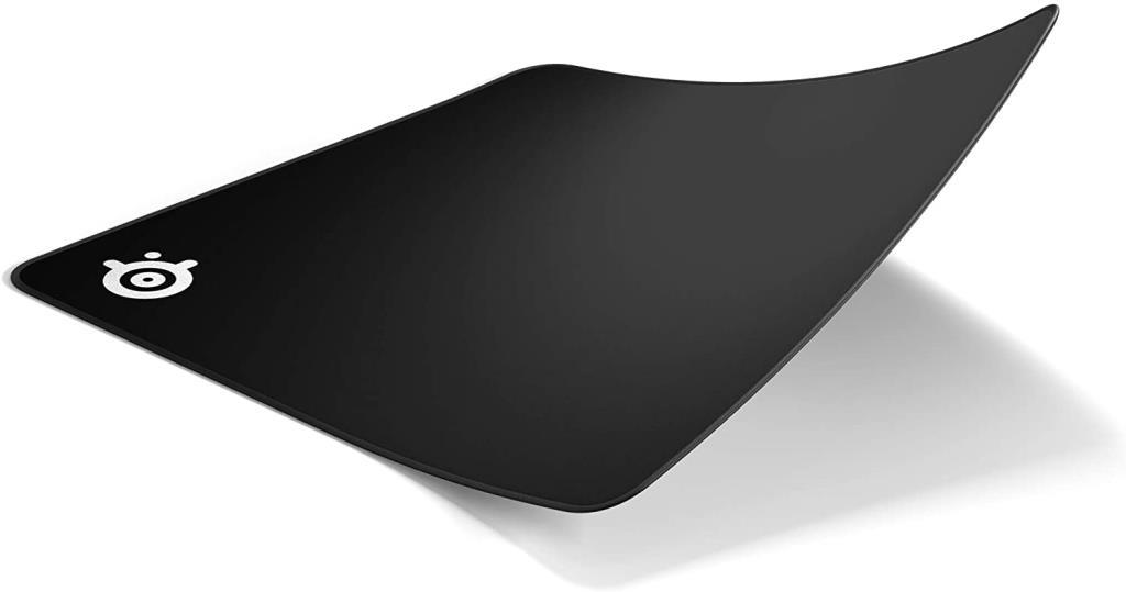 Mouse Pad Gaming SteelSeries QcK Edge Grande, Bordo Cucito, Panno Nero, XL