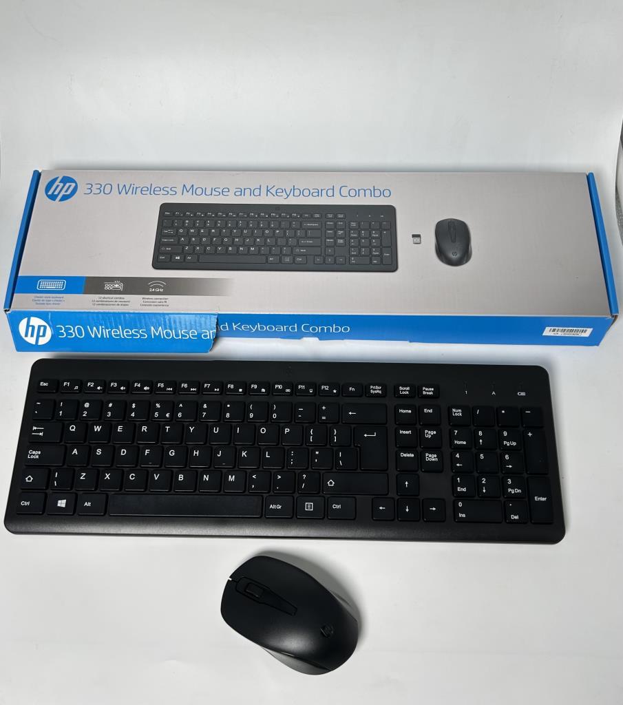 HP 330 Kablosuz Klavye-Mouse Set Ingilizce Klavye (OUTLET)