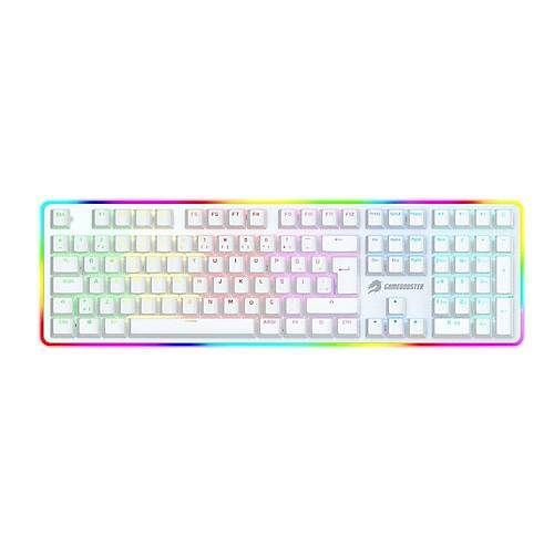 GameBooster G918 Fire Storm RGB Red Switch Beyaz Mekanik Gaming Klavye