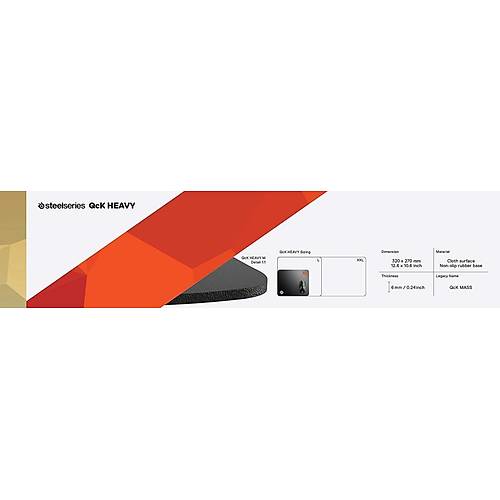 SteelSeries QcK Heavy Medium (Ekstra Kalın) Gaming Oyun Mouse Pad