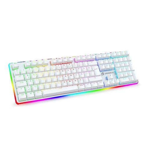 GameBooster G918 Fire Storm RGB Red Switch Beyaz Mekanik Gaming Klavye