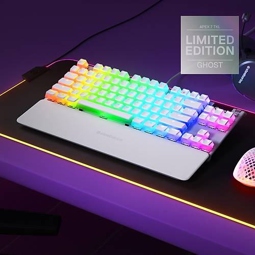 Steelseries Apex 7 TKL Ghost Edition - Mekanik Gaming Klavye - US Layout