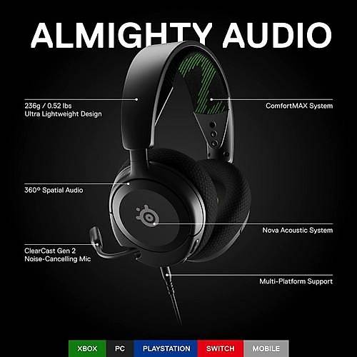 Steelseries Arctis Nova 1x Xbox Oyun Kulaklığı